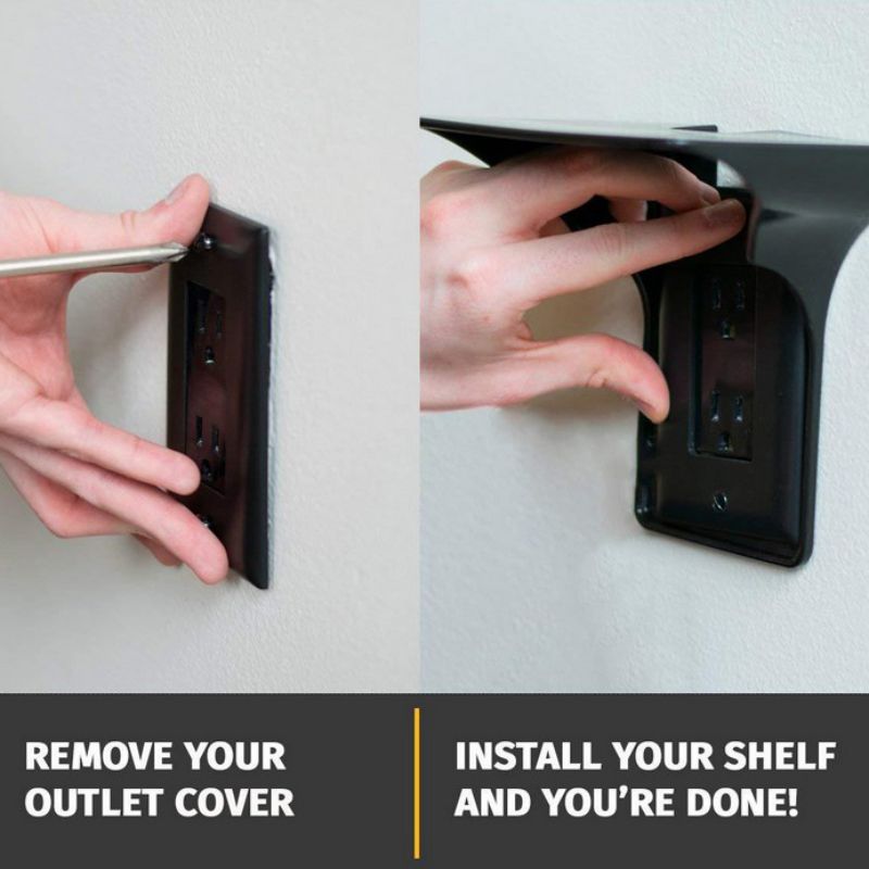 1PC Wall Outlet Shelf Holder Installation Charging Socket Power Perch Organizer 6087661239493 eBay